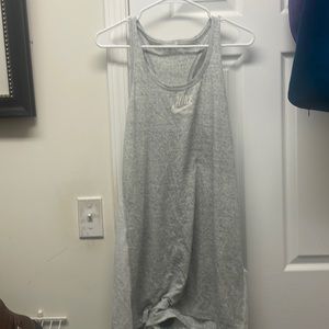 Nike sports dress, gray, large.